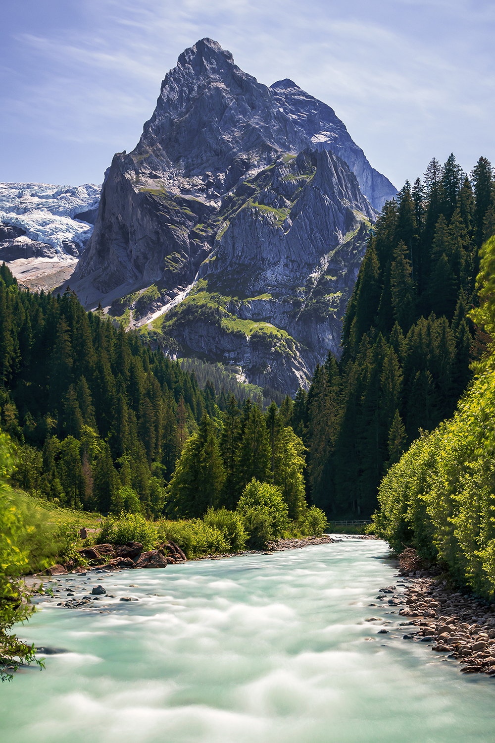 Mountain landscape representing responsible investing and environmental stewardship